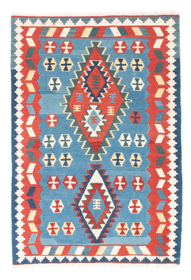 Kelim Teppich - Oriental 173 x 118 cm - blau