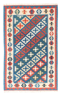Tappeto Kelim - Orientale - 185 x 112 cm - blu