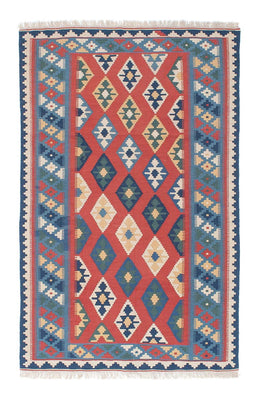 Kelim Teppich - Oriental 177 x 117 cm - blau