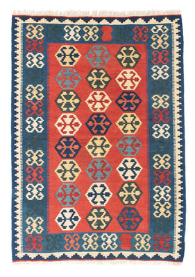 Kelim Teppich - Oriental 152 x 106 cm - rot