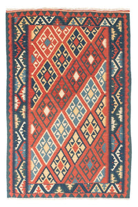 Tapis Kelim - Oriental - 156 x 105 cm - rouille