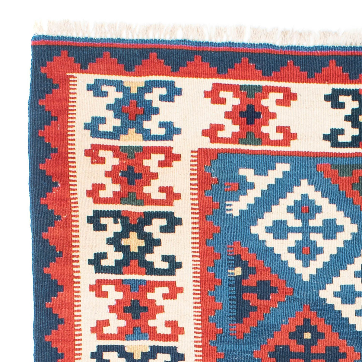 Kilim de Fars Tapis 122x188cm - bleu