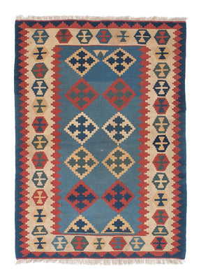 Kelim Teppich - Oriental 171 x 118 cm - blau