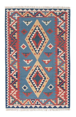 Kelim Teppich - Oriental 183 x 121 cm - blau