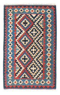 Tappeto Kelim - Orientale - 160 x 103 cm - blu
