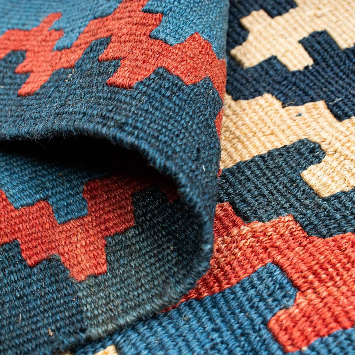 Kelim Teppich - Oriental 160 x 103 cm - blau