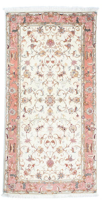 Tappeto corsia Tappeto Persero - Tabriz - Reale - 202 x 100 cm - beige