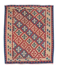 Tappeto Kelim - Orientale - 143 x 117 cm - multicolore