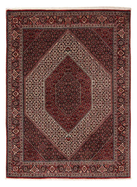 Tapis persan - Bidjar - 267 x 201 cm - rouge foncé