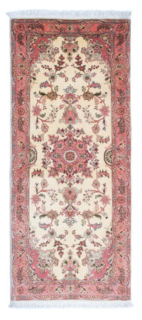 Tappeto corsia Tappeto Persero - Tabriz - Reale - 198 x 83 cm - beige