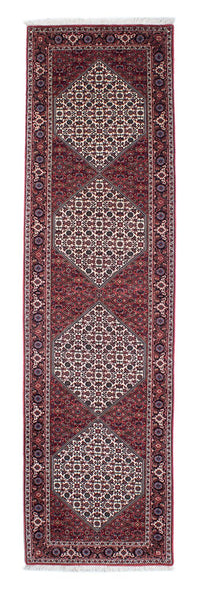 Tapis de couloir Tapis persan - Bidjar - 300 x 82 cm - rouge