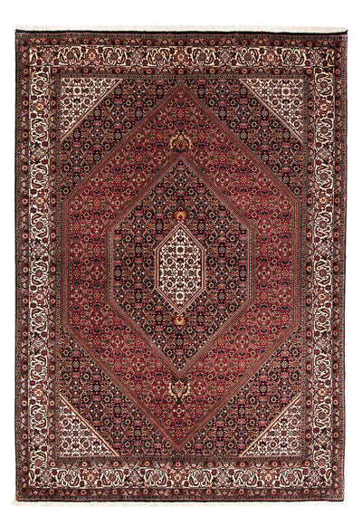 Bidjar Teppich 168x232cm - Perserteppich - dunkelrot