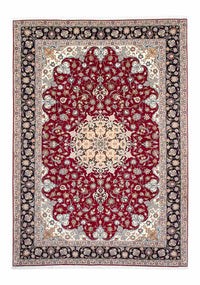 Tappeto Persero - Tabriz - Reale - 305 x 205 cm - rosso scuro