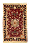 Tabriz - 50 Raj Tappeto 102x154cm - Tappeto persiano - Rettangolo / Rosso / 102 x 154 cm Rettangolo