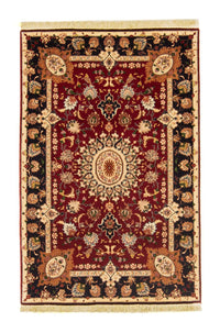 Tapis persan - Tabriz - Royal - 154 x 102 cm - rouge