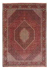 Tapis persan - Bidjar - 233 x 169 cm - rouge foncé