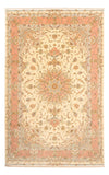 Tapis de Tabriz - 50 Raj 202x306cm - Tapis persan - beige - Rectangle / Beige / 202 x 306 cm Rectangle