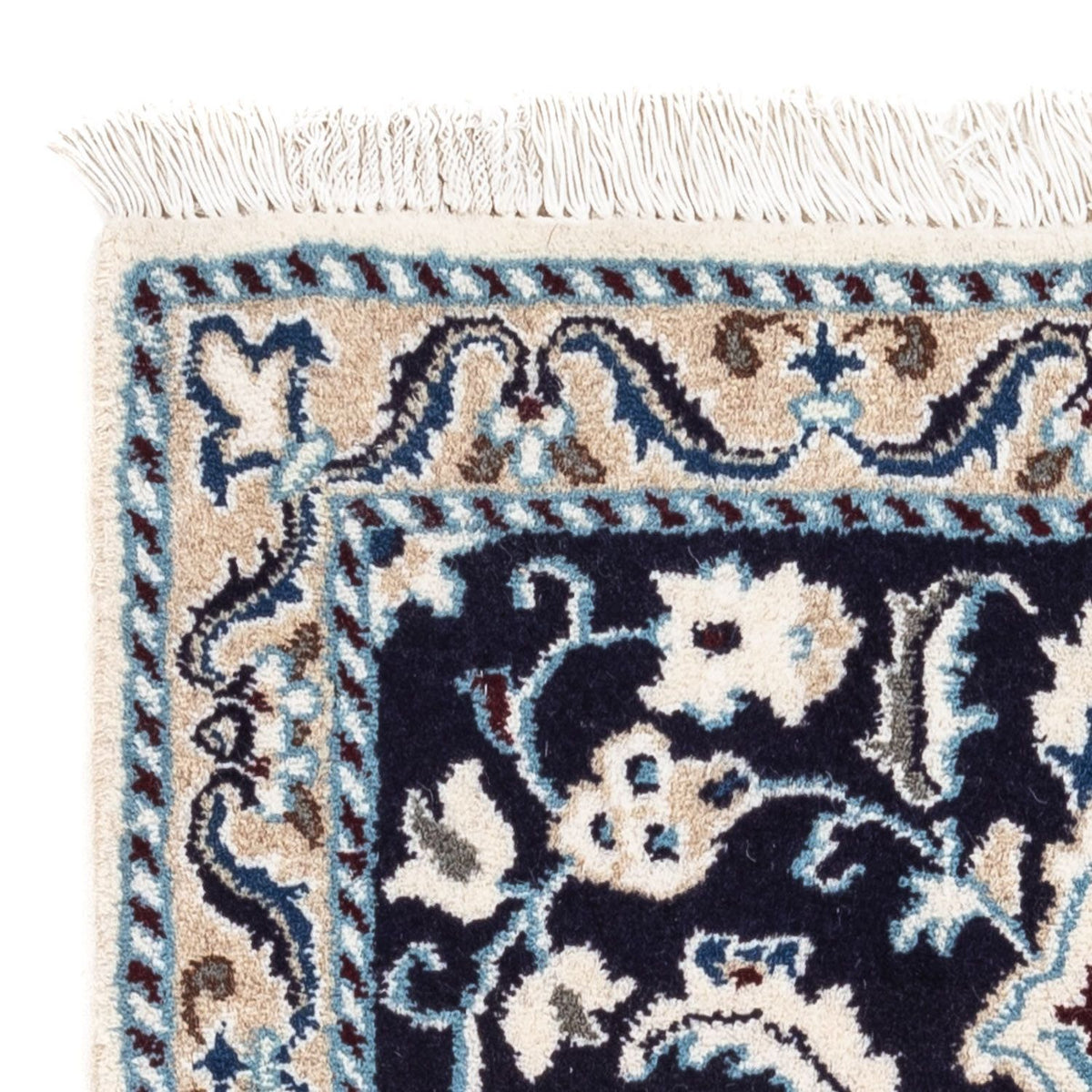 Perserteppich - Nain 94 x 58 cm - dunkelblau