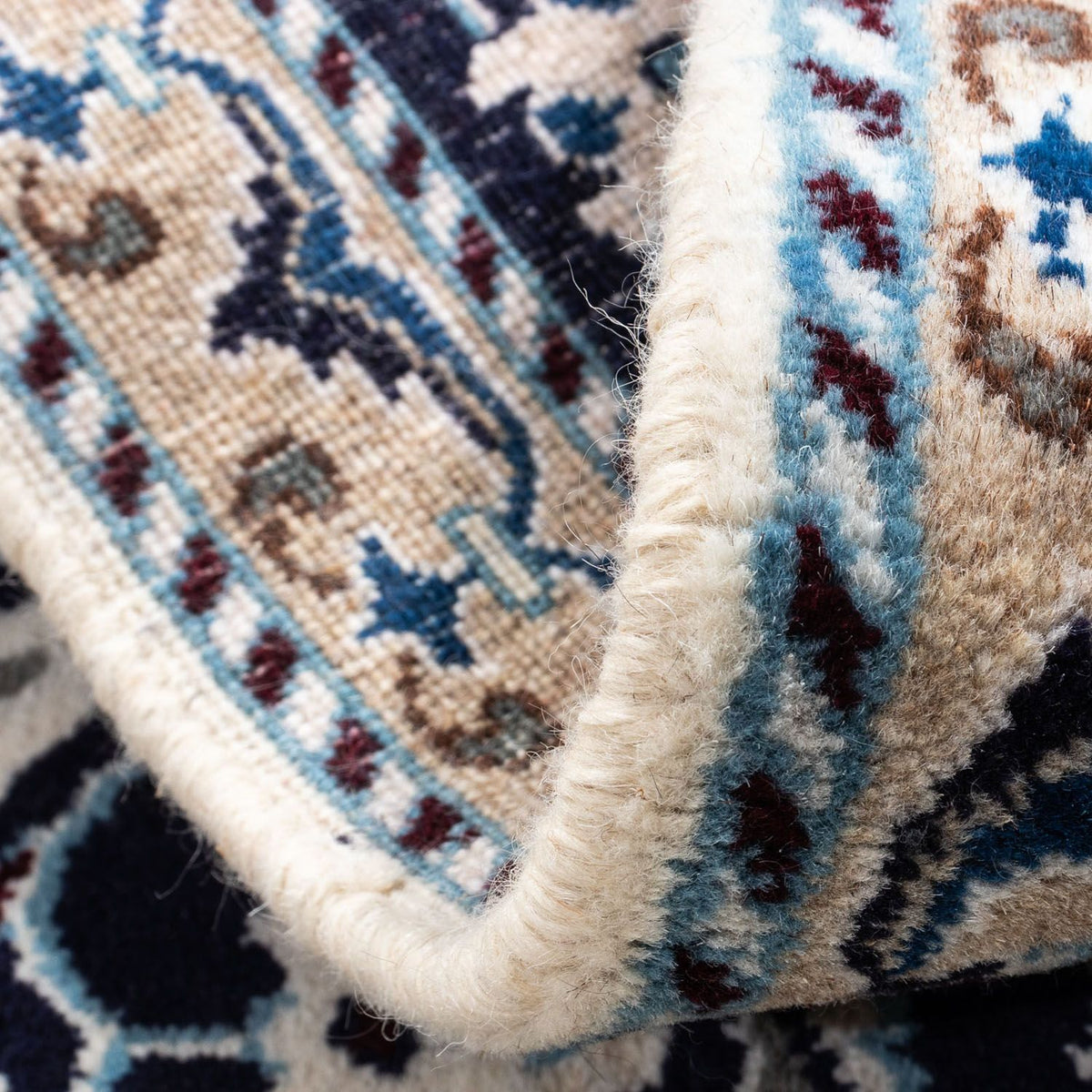 Perserteppich - Nain 94 x 58 cm - dunkelblau