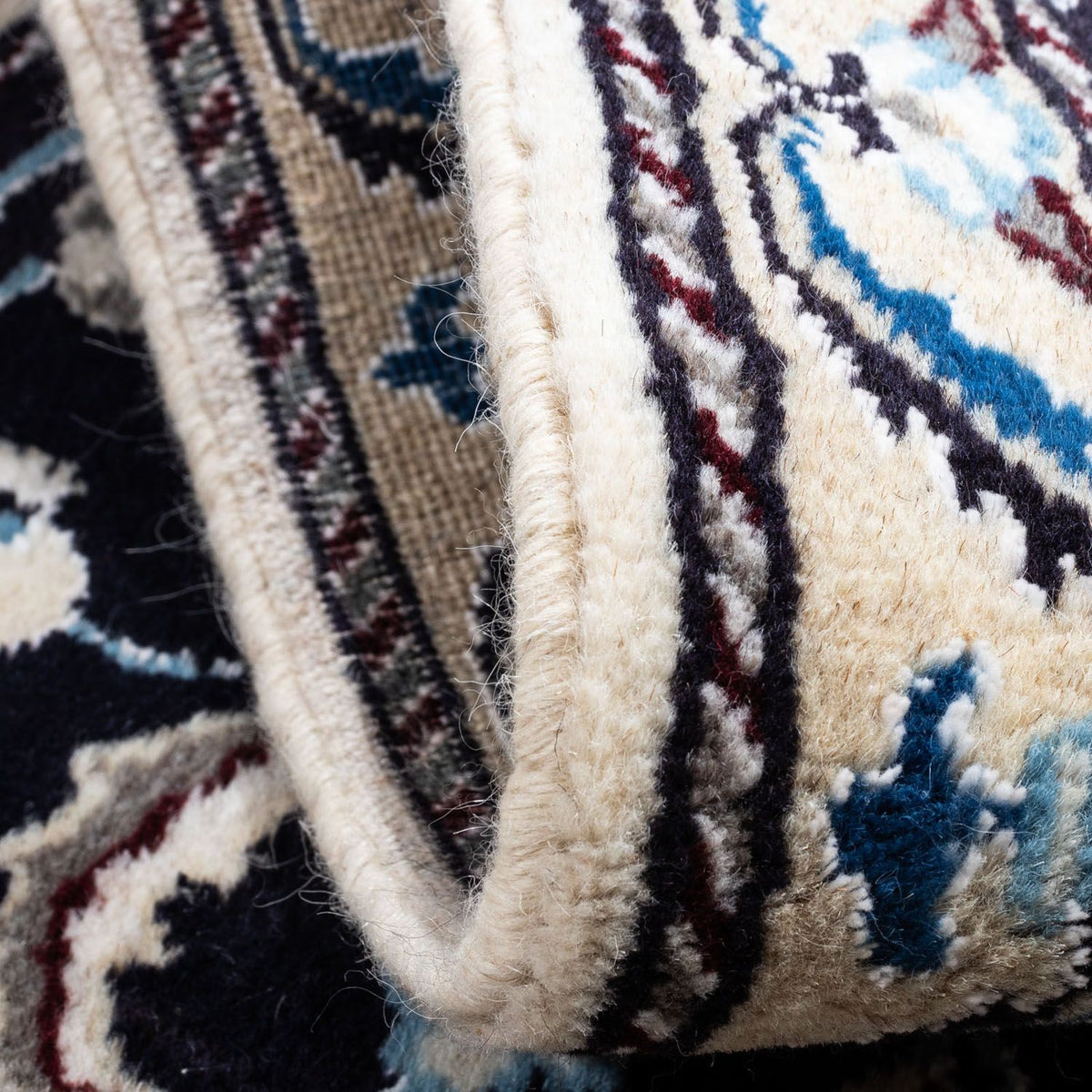 Perserteppich - Nain 101 x 55 cm - dunkelblau