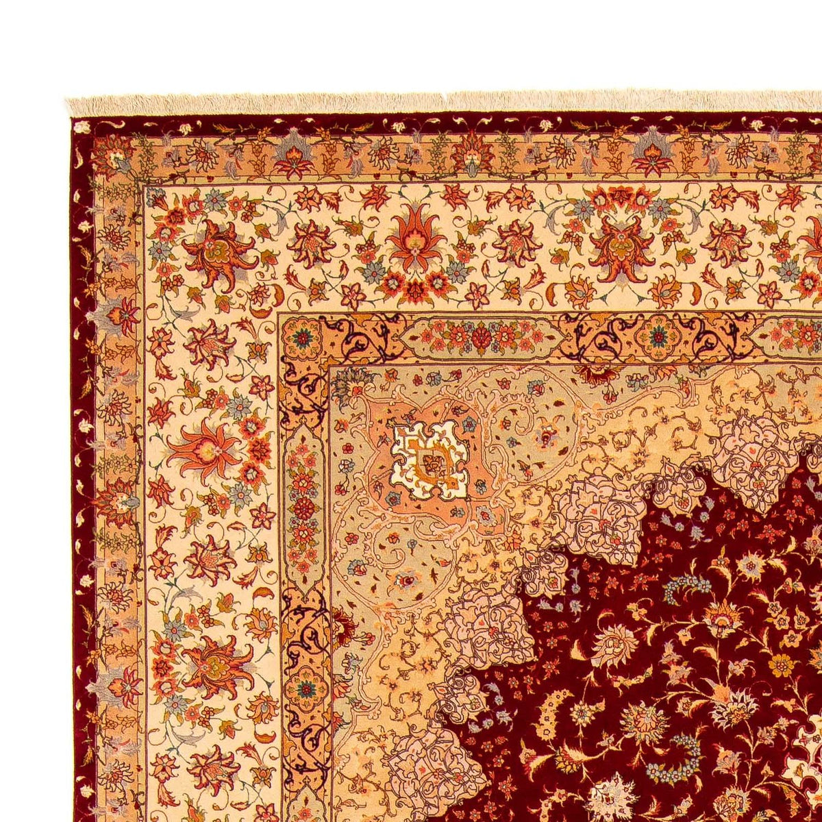 Tabriz - 50 Raj Tappeto 300x400cm - Tappeto persiano - rosso scuro