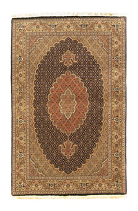 Tappeto Persero - Tabriz - 157 x 103 cm - nero