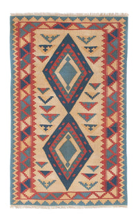 Tapis Kelim - Oriental - 184 x 117 cm - marron clair