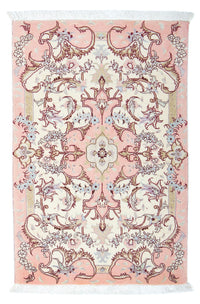 Tapis persan - Tabriz - Royal - 91 x 60 cm - beige