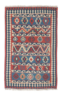 Tapis Kelim - Oriental - 173 x 109 cm - multicolore