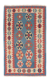 Tappeto Kelim - Orientale - 179 x 108 cm - blu