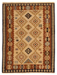 Tapis Kelim - Oriental - 208 x 160 cm - marron