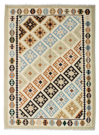 Tapis Kelim - Oriental - 195 x 158 cm - beige