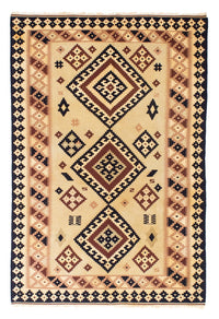 Tapis Kelim - Oriental - 214 x 140 cm - beige