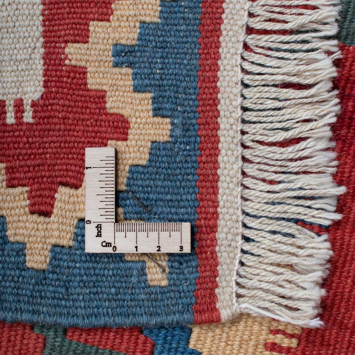 Kelim Teppich - Oriental 186 x 125 cm - dunkelrot