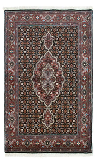 Tapis persan - Tabriz - 127 x 75 cm - bleu foncé