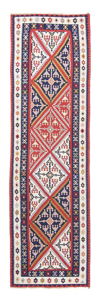Tapis de couloir Tapis Kelim - Oriental - 384 x 100 cm - multicolore