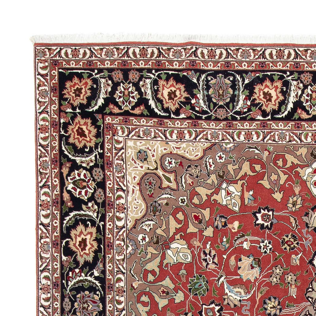Tapis de Tabriz - 50 rangs Tapis 205x310cm - Tapis persan - rouille