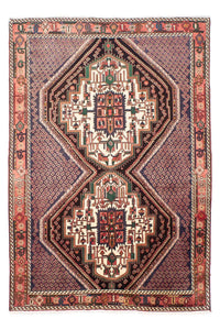 Tapis persan - Nomadic - 199 x 133 cm - rouge clair