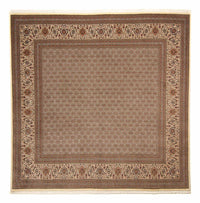 Tapis persan - Tabriz carré  - 258 x 251 cm - marron clair
