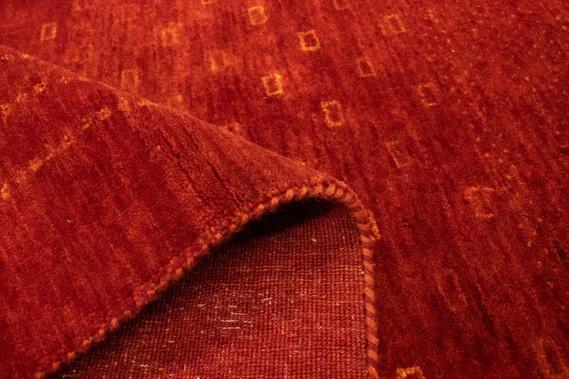 Gabbeh Teppich - Loribaft Indus 307 x 80 cm - rot