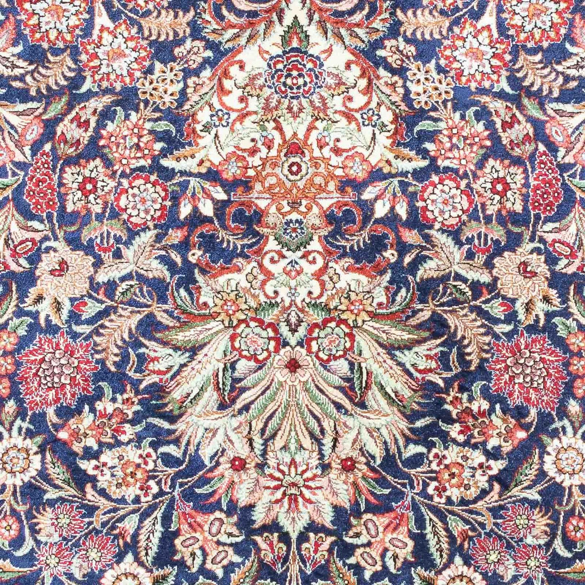 Perserteppich - Ghom 118 x 80 cm - dunkelblau