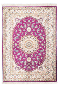 Tapis persan - Ghom - 146 x 102 cm - violet