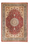 Tapis de Qom Tapis 198x296cm - Tapis persan - rouge foncé - Rectangle / Rouge foncé / 198 x 296 cm Rectangle