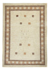 Loribaft Tappeto 202x286cm - Perserteppich Wollteppich - Rettangolo / Beige / 202 x 286 cm Rettangolo