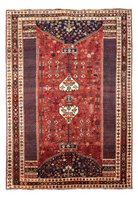 Tapis persan - Nomadic - 260 x 176 cm - rouge