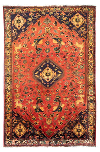 Tapis persan - Nomadic - 320 x 212 cm - rouge