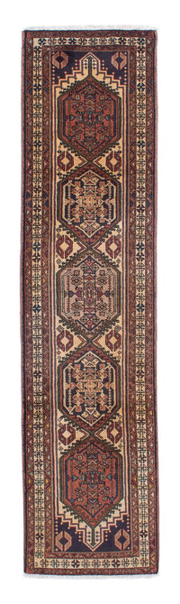 Tapis de couloir Tapis persan - Nomadic - 291 x 67 cm - marron
