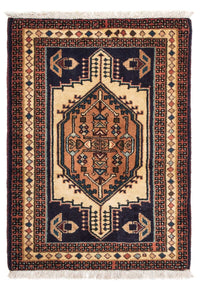 Tapis persan - Nomadic - 95 x 65 cm - marron clair