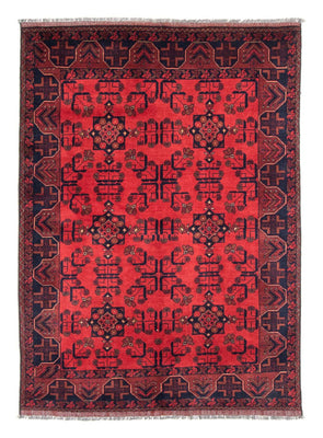 Afghan Teppich - Kunduz 184 x 127 cm - rot