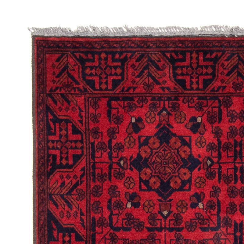 Afghan Teppich - Kunduz 186 x 126 cm - rot